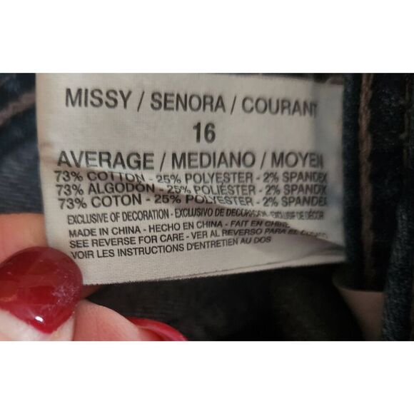 6  Nine West flared jeans,decorative pockets - Picture 7 of 8